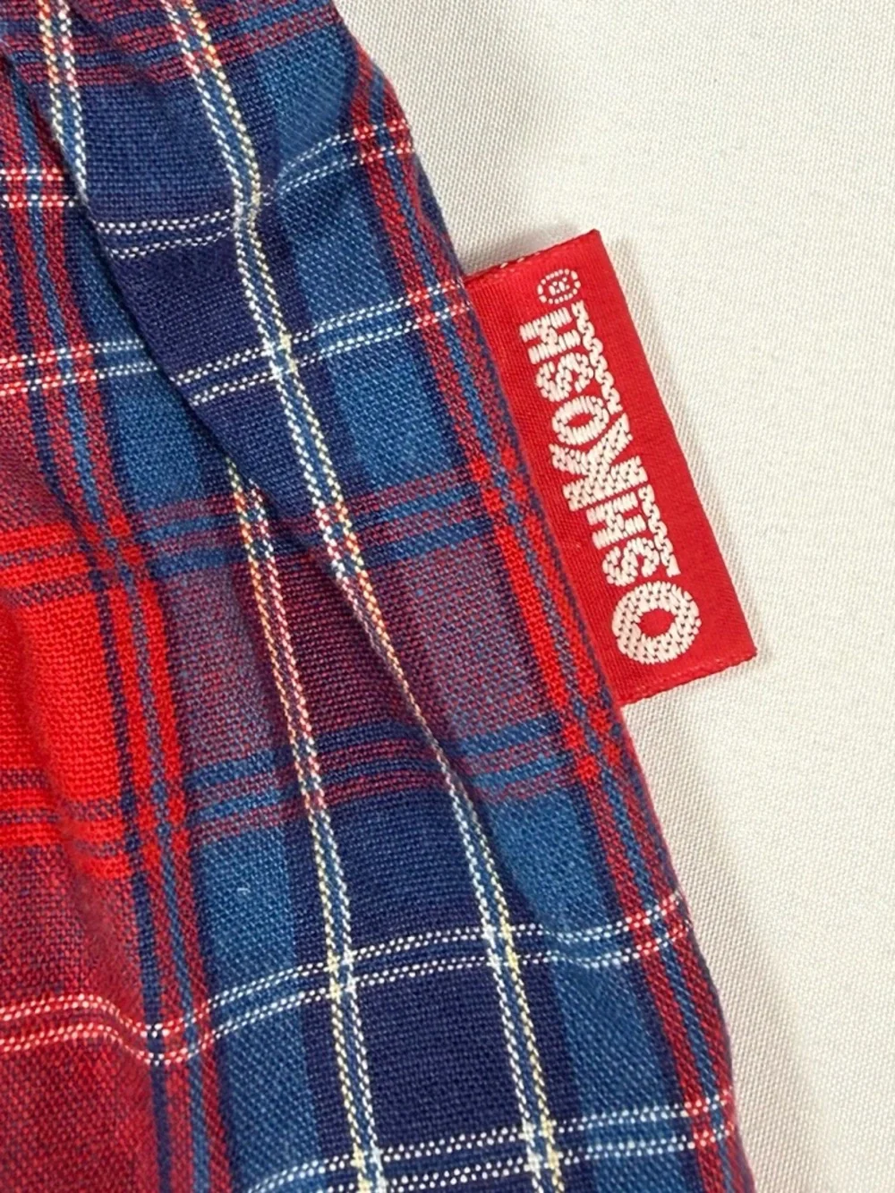 OSHKOSH B’GOSH VINTAGE 80s-90s‎ Plaid Collared Christmas Festive Dress Size 6